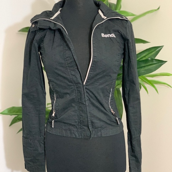 Bench Jackets & Blazers - BENCH BBQ JACKET | WINDBREAKER | RAIN SNOW RESISTANT| EMBROIDERED | HIDDEN HOODY